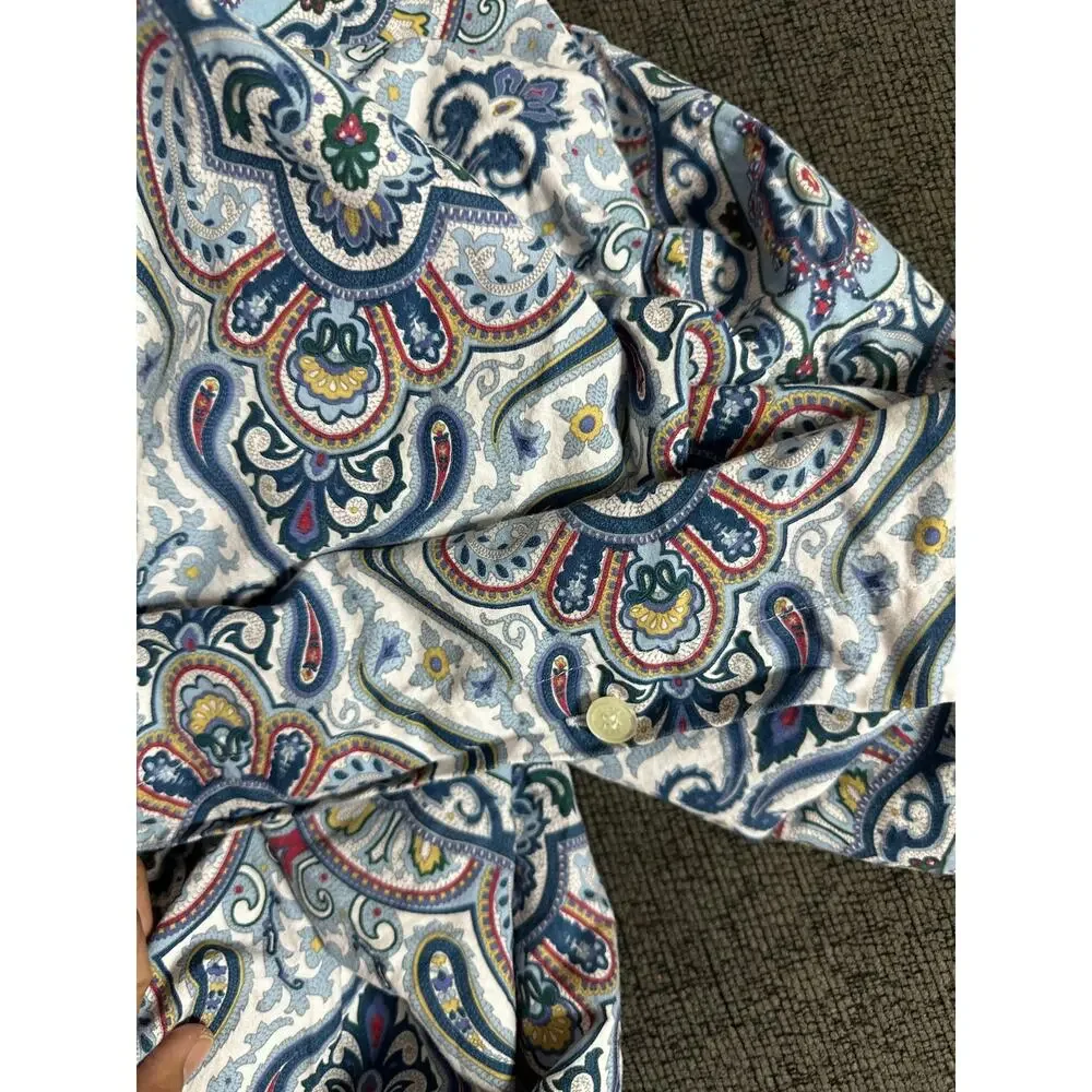 Lauren Ralph Lauren Karina Paisley Duvet Cover Set Blue Multi Queen